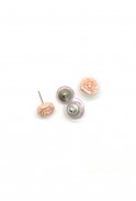Tiny Roses Ceramic Studs
